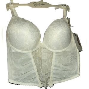 Jessica Simpson Corset Bra Size 36C New NWT Very Pretty, Flirty and Sexy